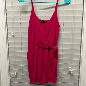 Hot pink romper
